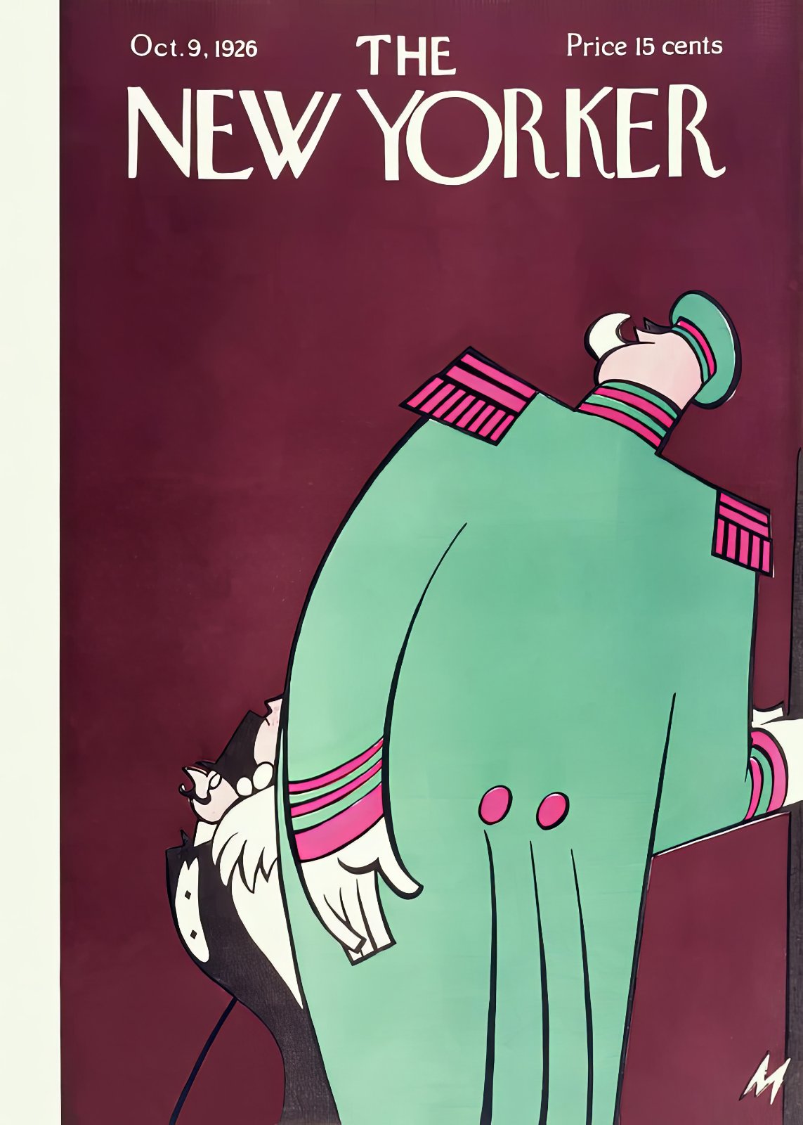 1920s Art Deco Poster - Classic New Yorker Magazine Illustration Print — Poster