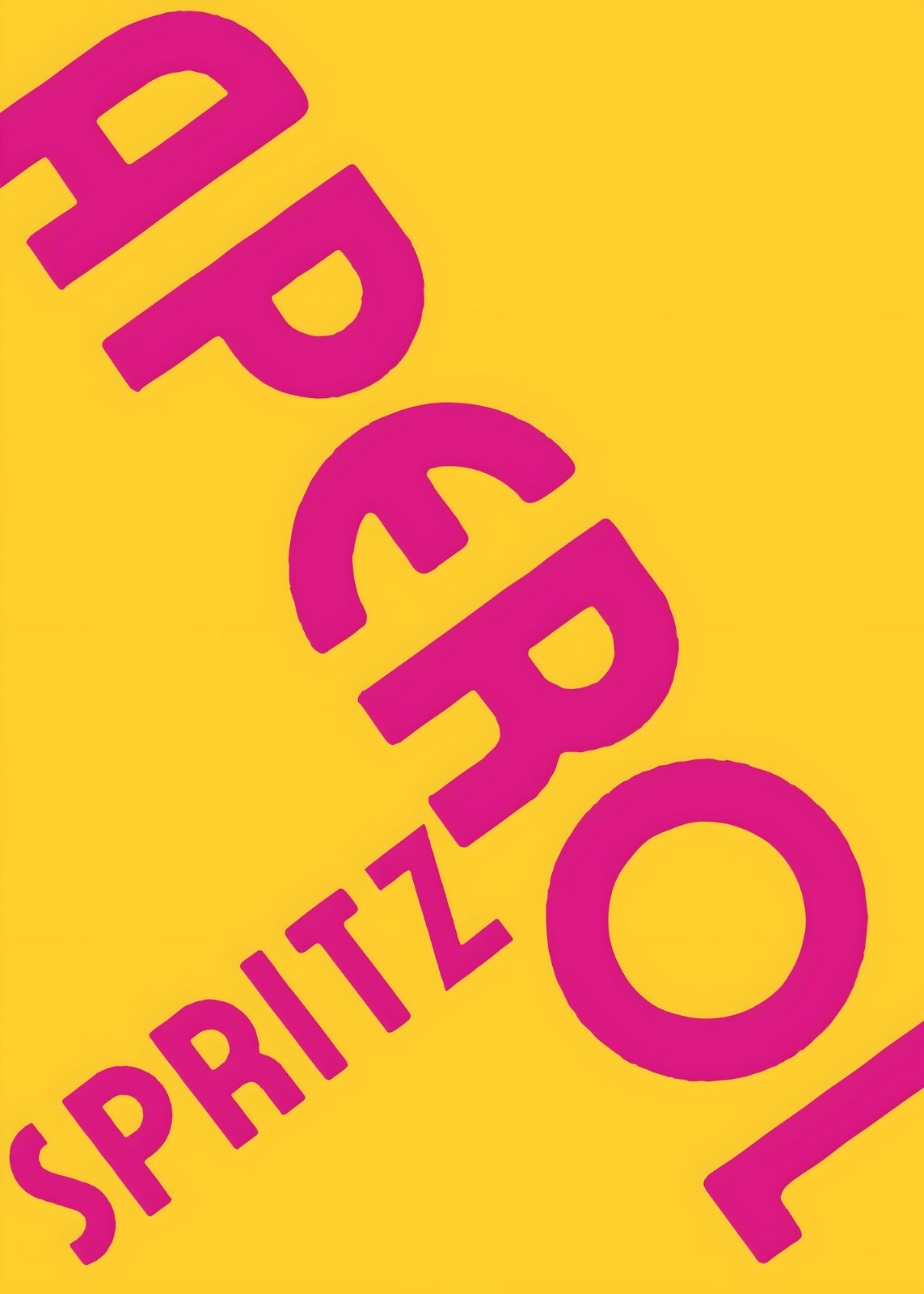 Aperol Spritz Poster | Vibrant Cocktail Poster for Kitchen & Bar Decor — Poster
