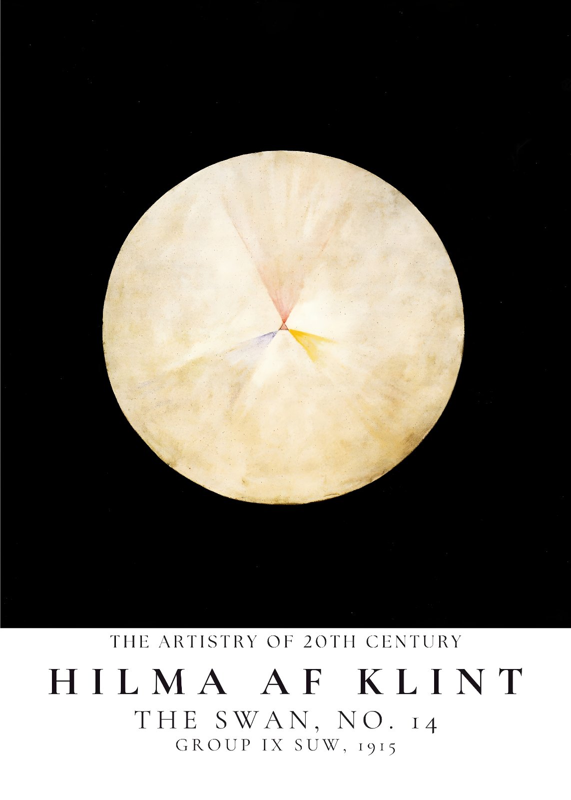 Hilma af Klint The Swan No 14 Fine Art Print | 20th Century Abstract Poster Poster — Poster