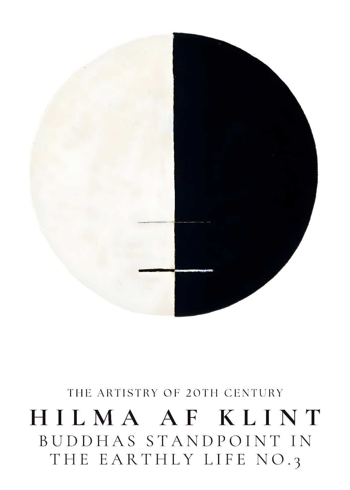 Hilma af Klint Buddha's Standpoint in the Earthly Life No. 3 Poster | 20th Century Abstract Poster Art Poster — Poster