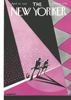 Vintage The New Yorker Cover poster – Apr 18, 1925 Issue by H.O. Hofman – Retro