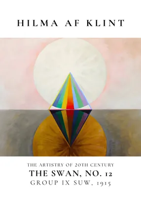 Hilma af Klint The Swan No 12 Poster