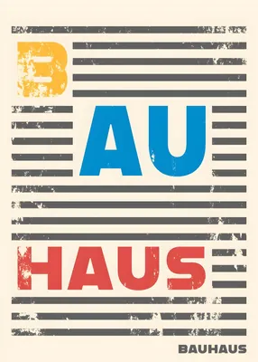 Retro Bauhaus Poster