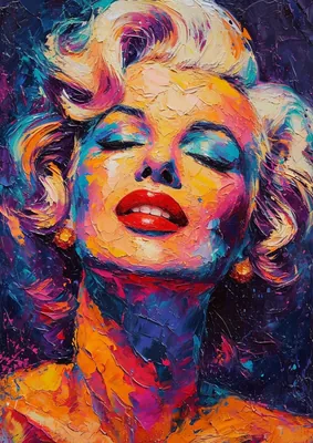 Marilyn Monroe Pop Art Poster