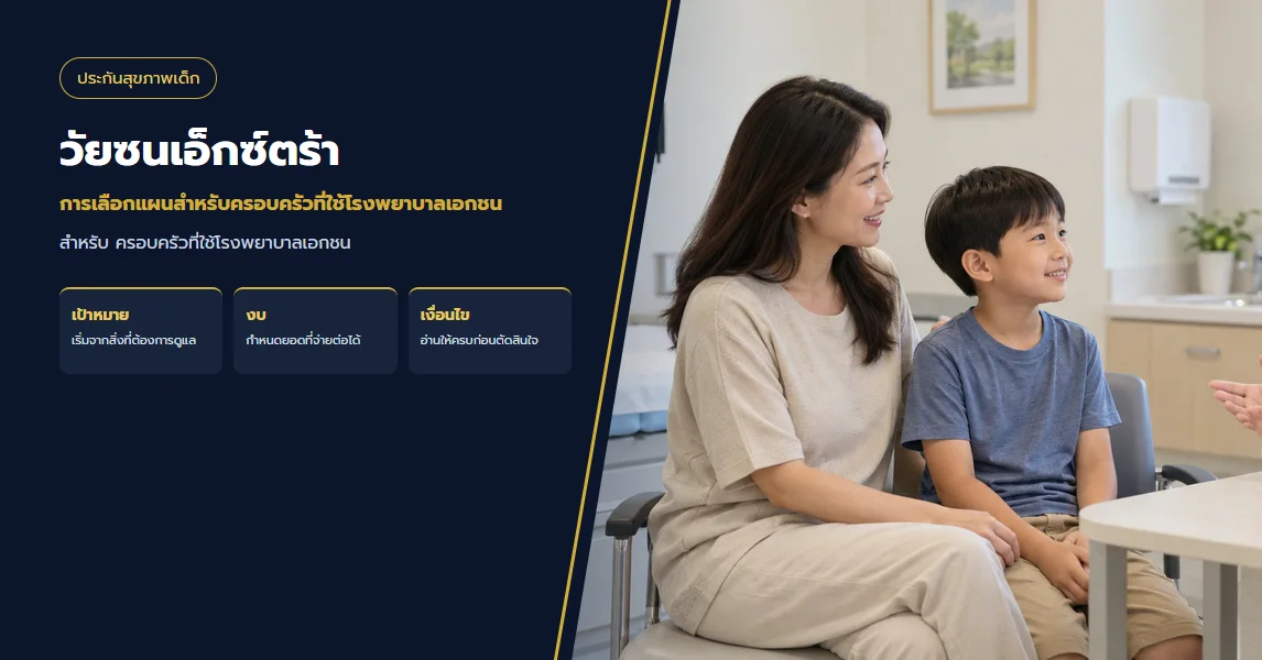 วัยซนเอ็กซ์ตร้าสำหรับโรงพยาบาลเอกชน เลือกค่าห้องอย่างไร