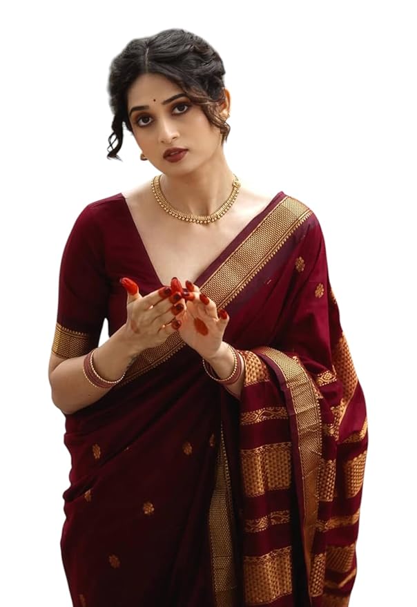 Yashika Kanjivaram Banarasi Silk Saree for Women | Elegant Wedding & Festive Collection
