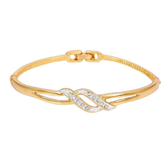 Estele Gold & Silver Plated Bracelet for Women | Elegant Fashion Jewelry