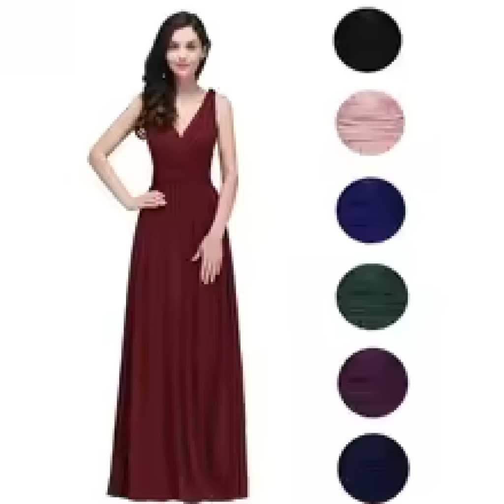 Elegant V-Neck Design for Formal Events