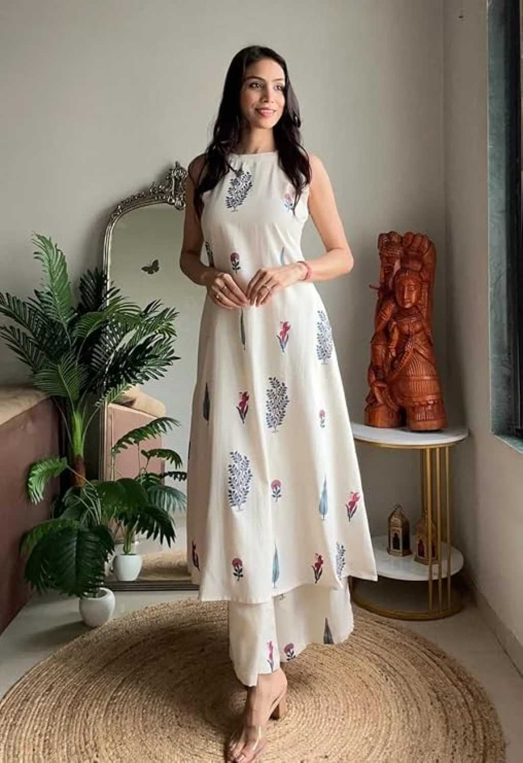 Klosia Printed Kurta Palazzo Set