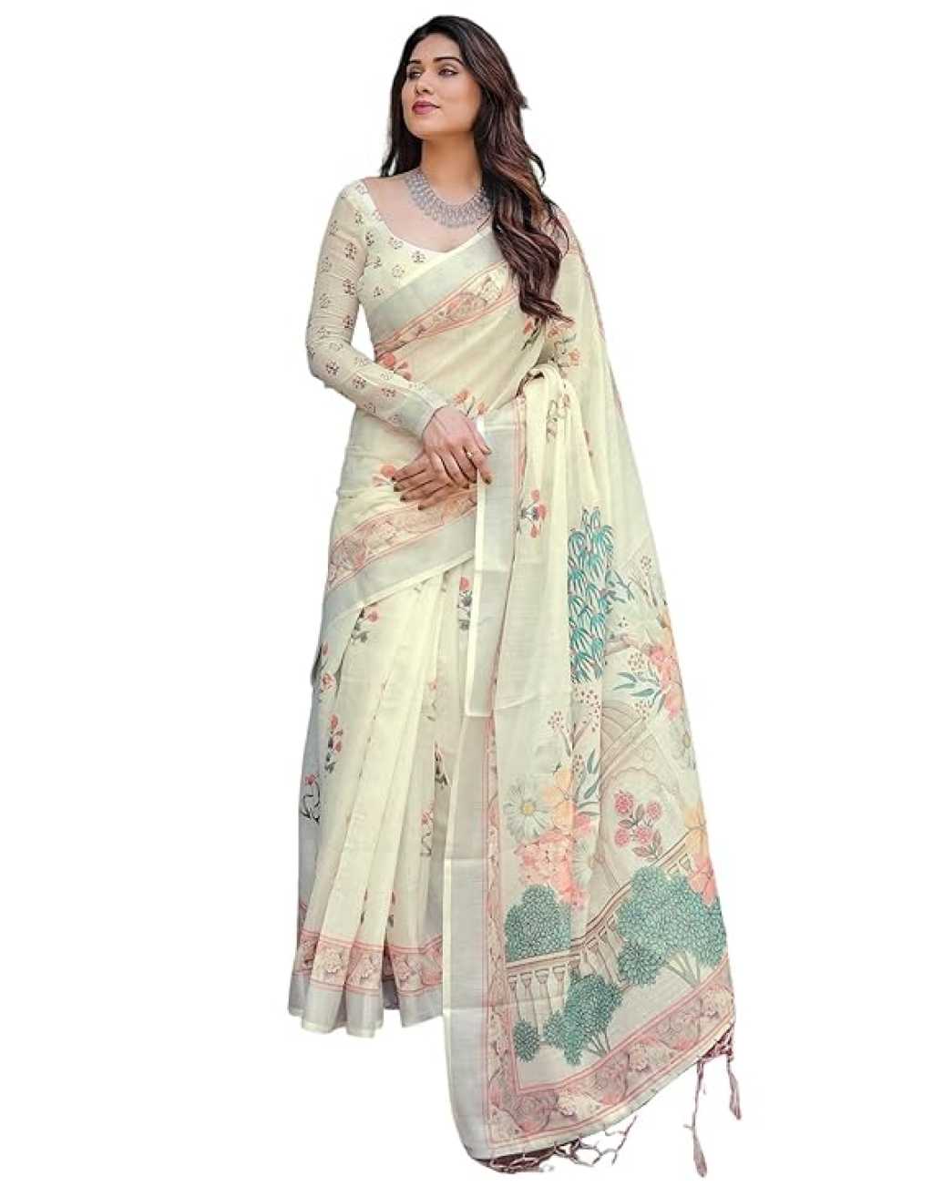 SIRIL Printed Saree