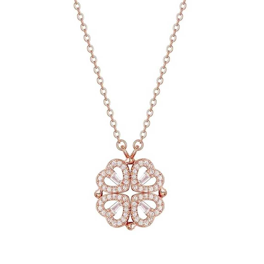 MEENAZ Heart Pendant Necklace