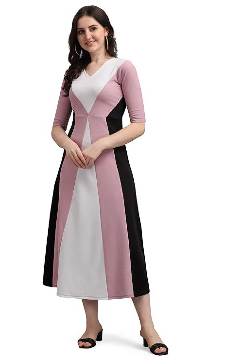 PURVAJA Empire Line Dress 