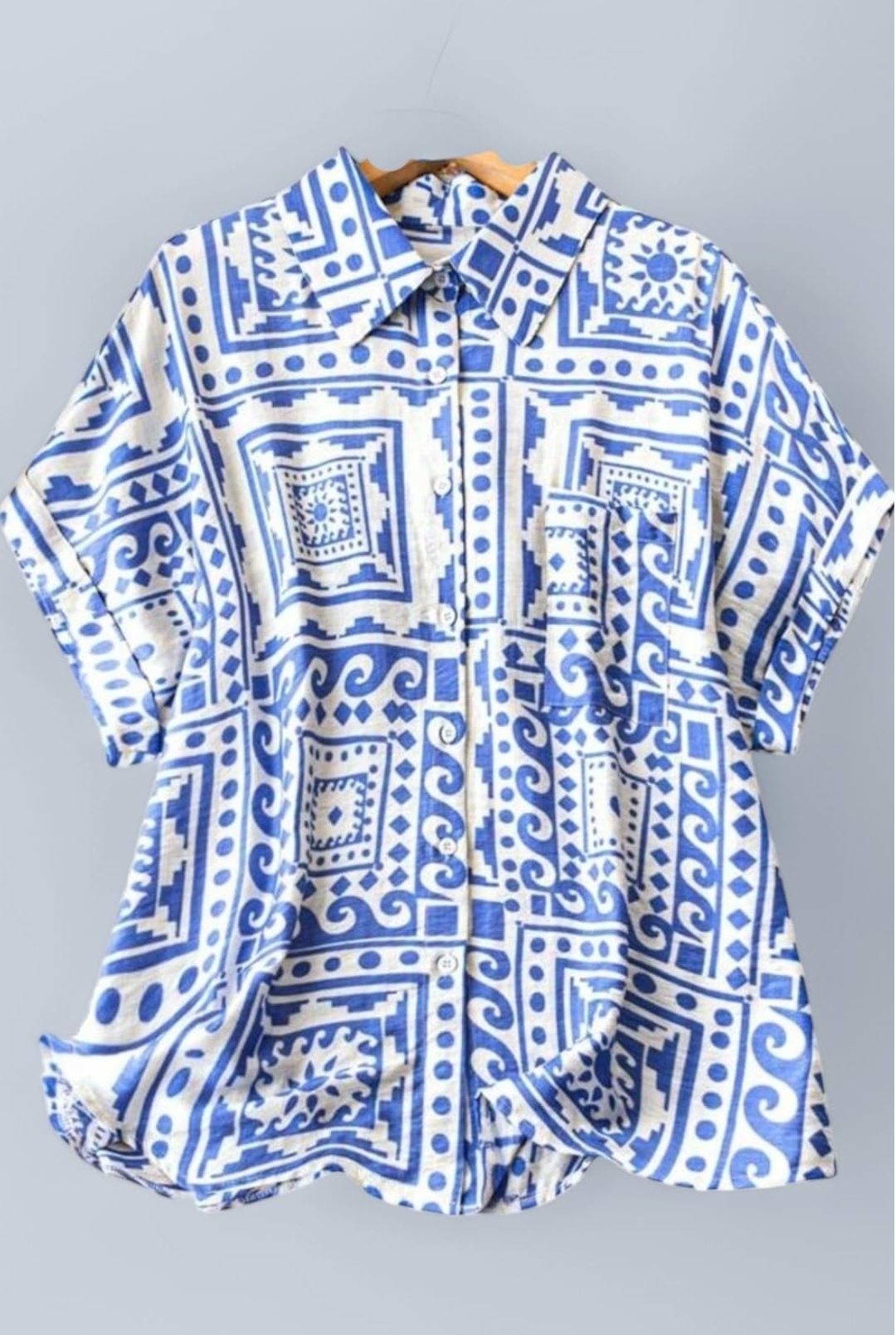Gufrina Women's Polyester Shirt with Pocket