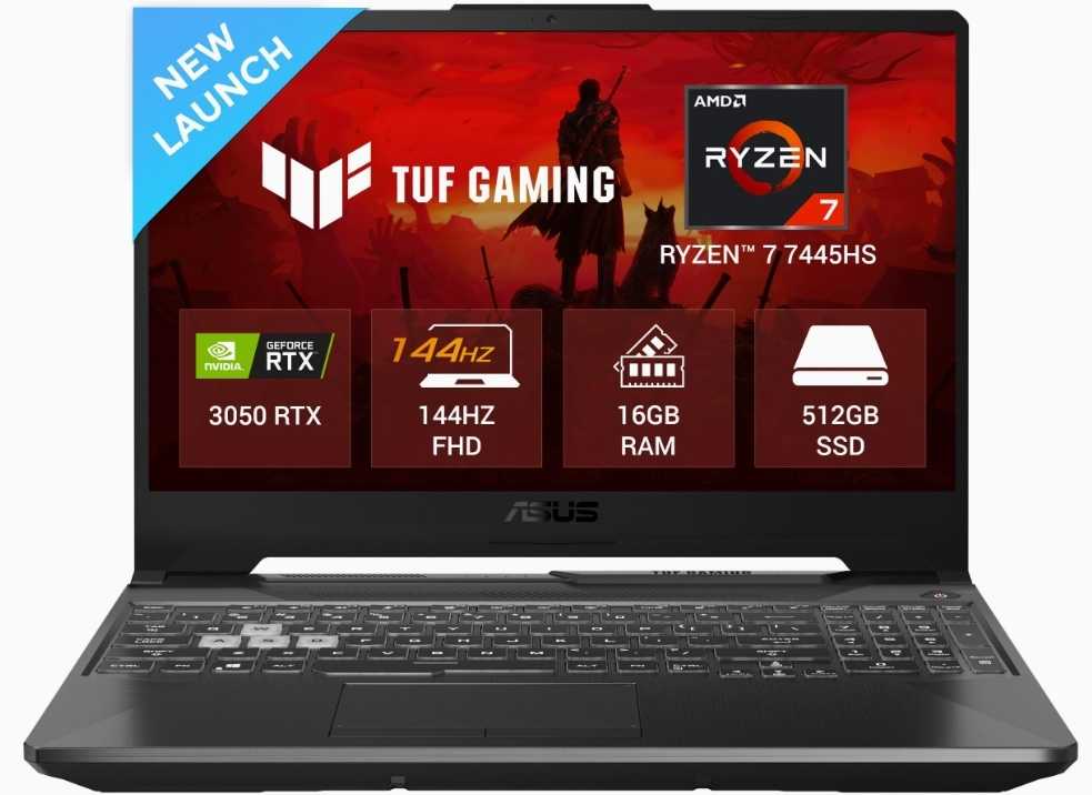 ASUS TUF A15 R7 RTX3050 16/512 144Hz