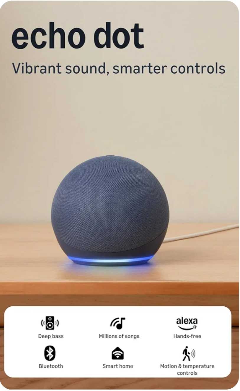 Amazon Echo Dot (5th Gen) | Smart speaker 