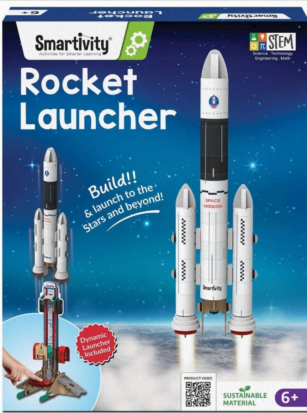 Smartivity DIY Rocket Launcher STEM Kit for Kids