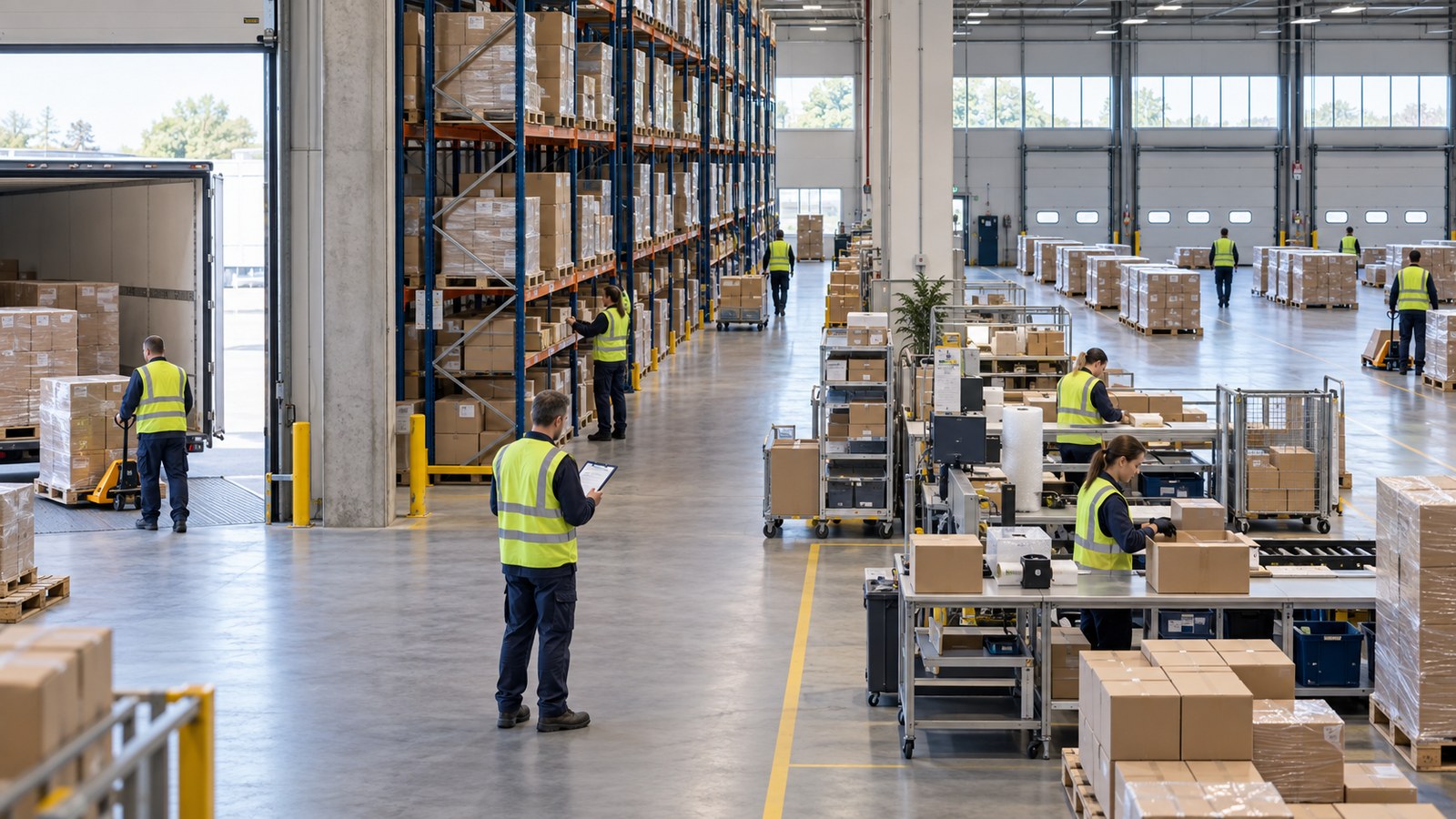 Personeelsplanning in logistiek: plan per goederenstroom en tijdvak