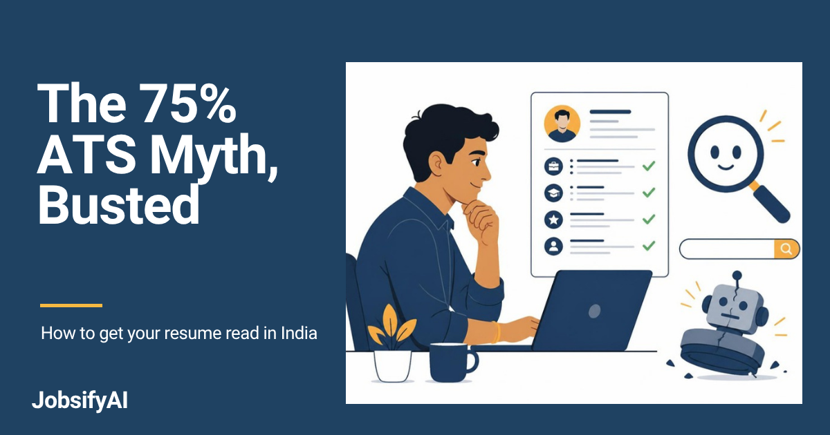 ATS Friendly Resume India: The 75% Rejection Myth