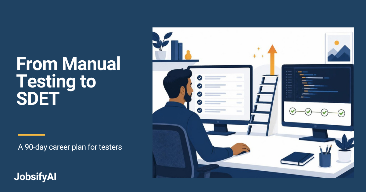 Switch from Manual Testing to SDET: A 2026 Plan