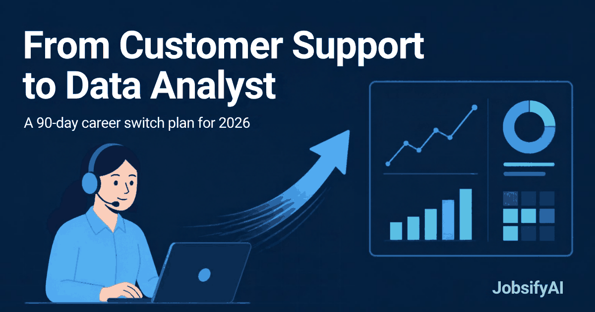 Customer Support to Data Analyst: A 2026 Switch Plan