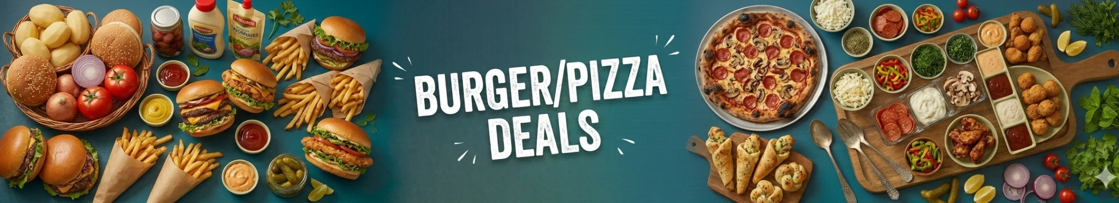 BURGER/PIZZA DEALS