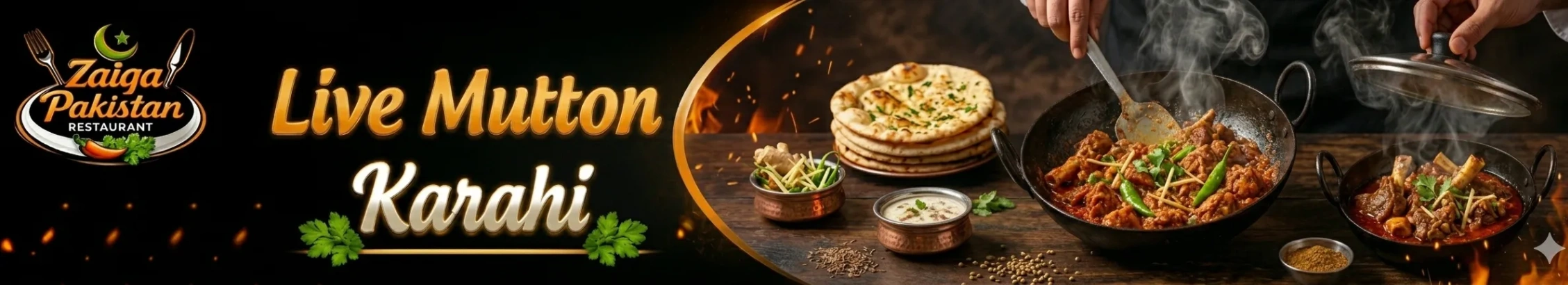 Live Mutton Karahi