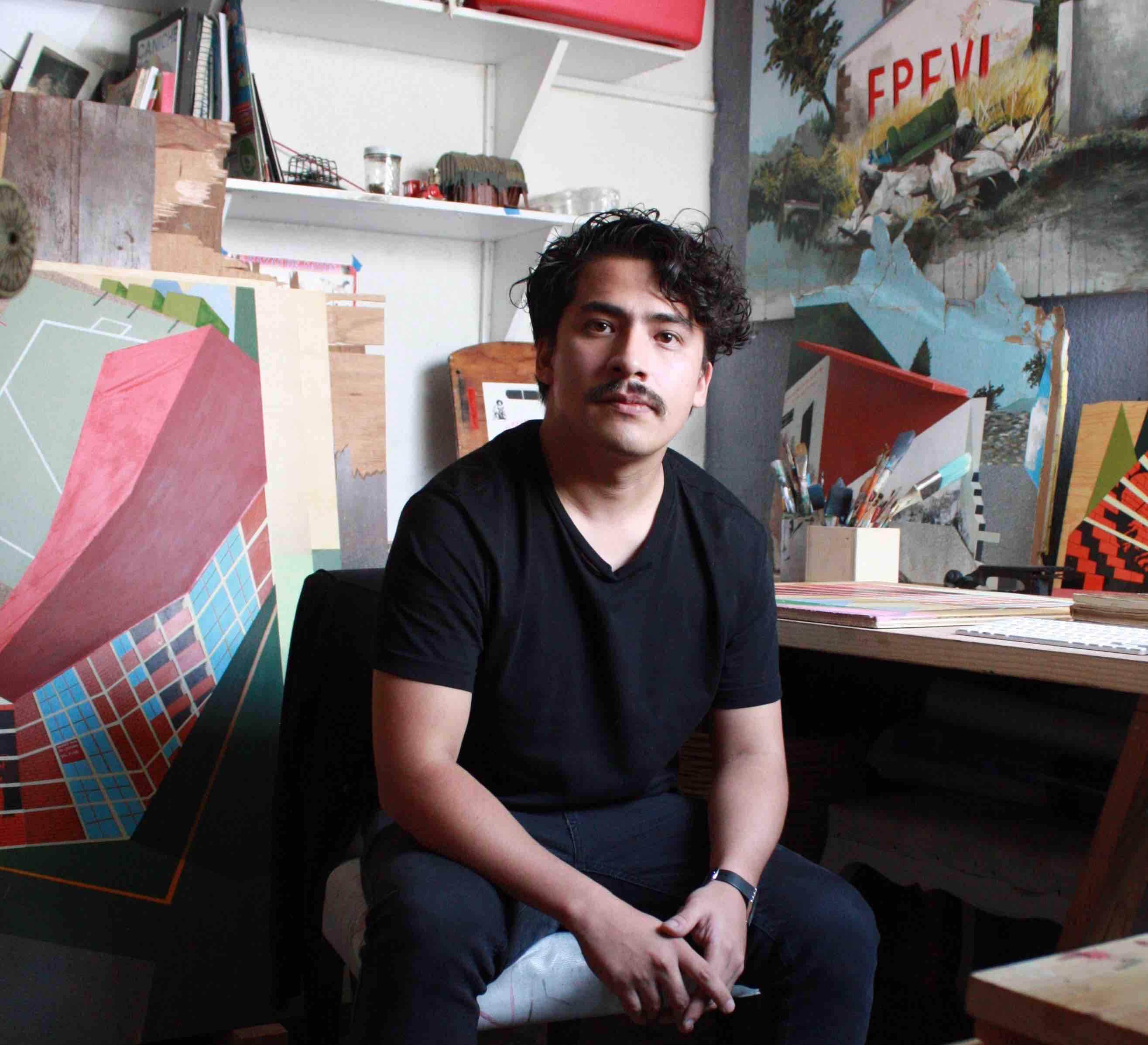 Néstor Jiménez's studio visit