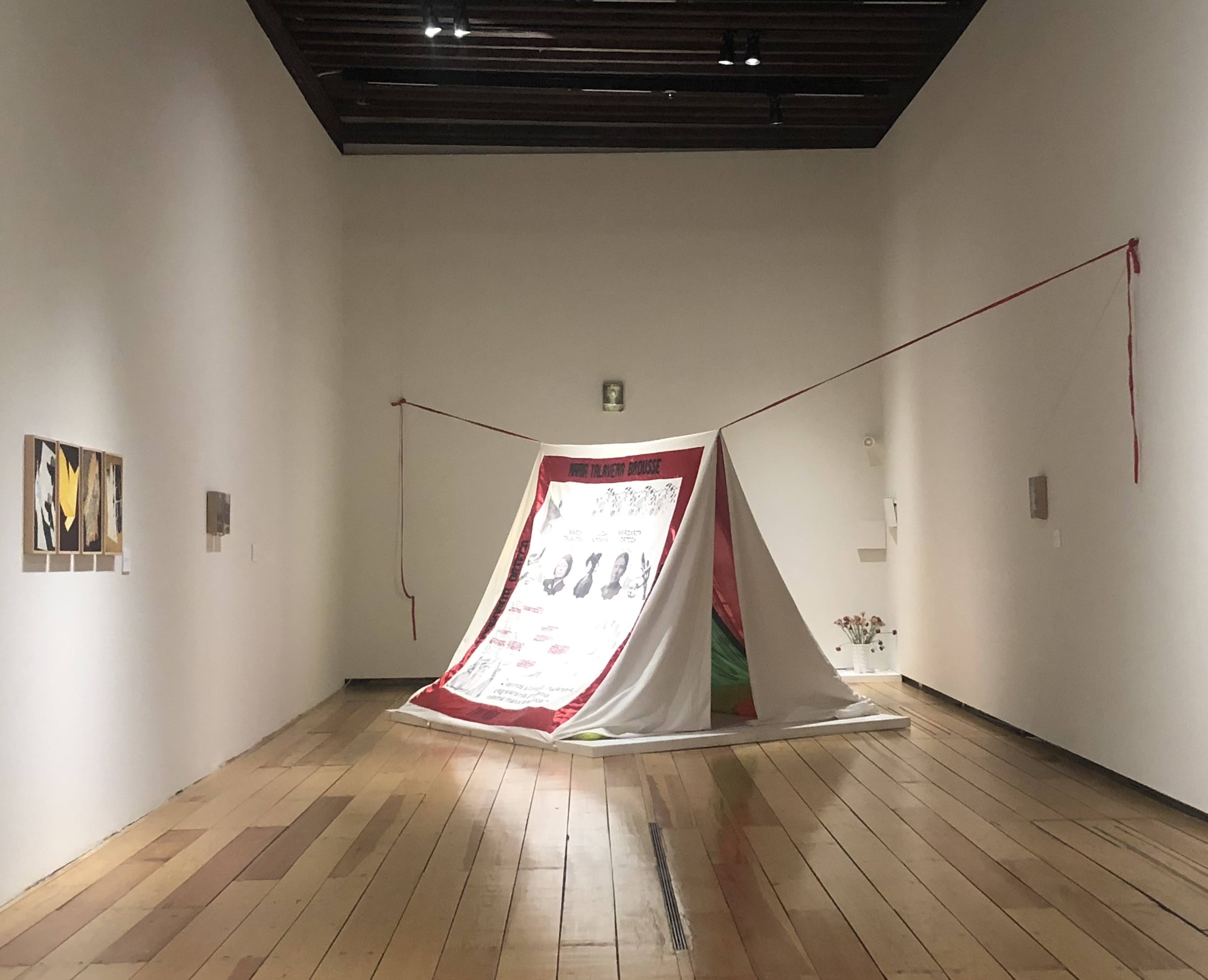 Eunice Adorno, Vista de instalación, Desandar, Museo de la Ciudad de México, 2019. Foto: Stefanía Acevedo