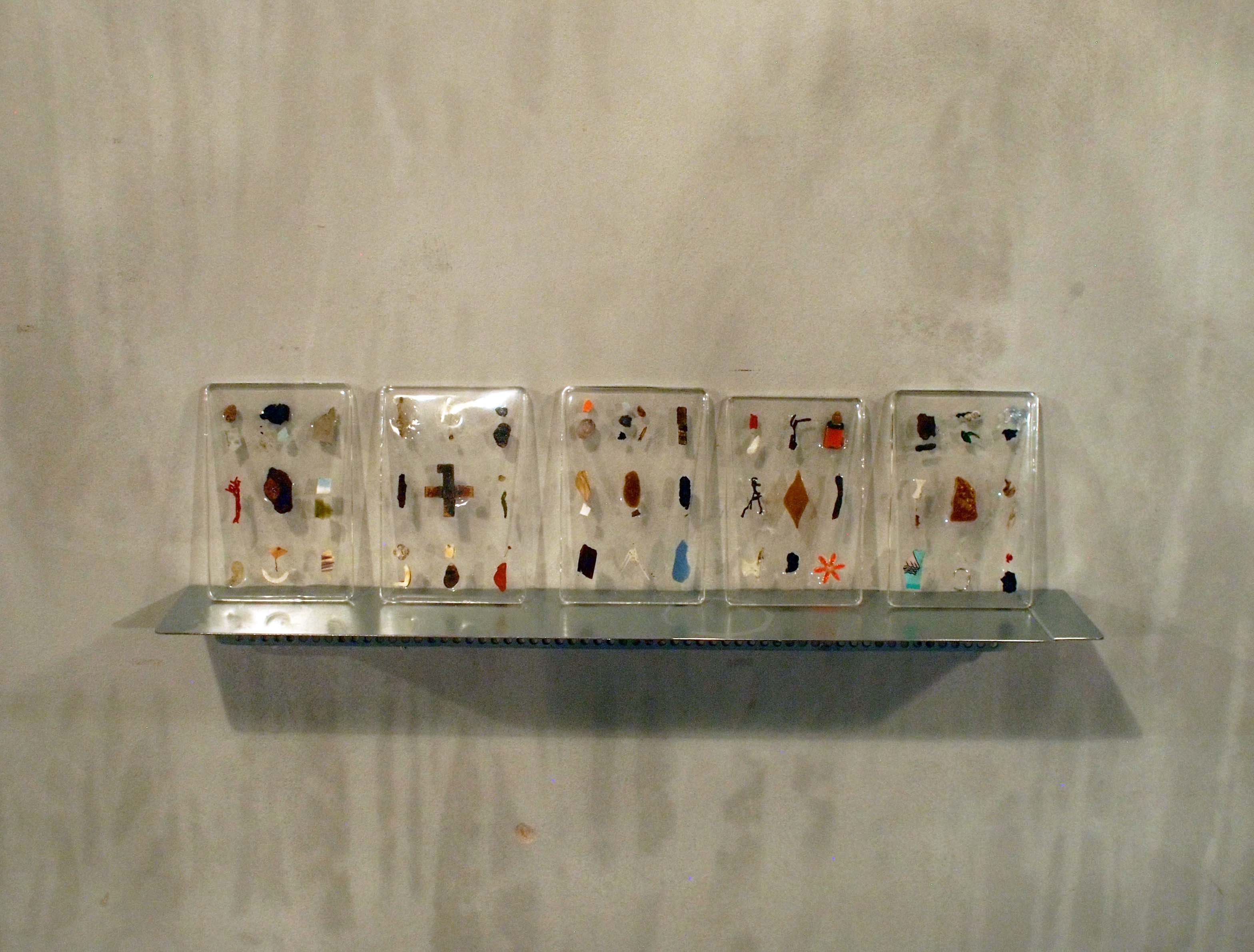 Ernesto Solana, Taxon Resin V-X Anthropocene studies, Pájaro Piedra, Kino, Ciudad de México, 2020.
Cortesía de Kino