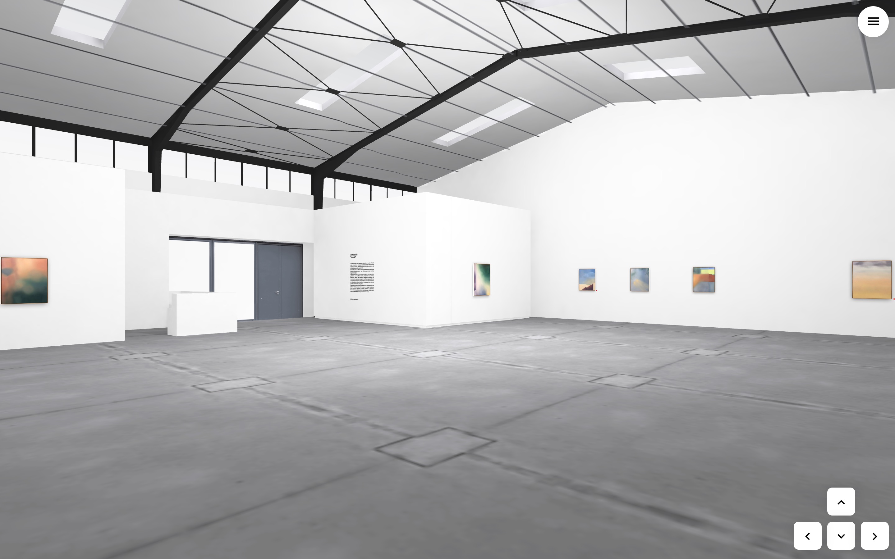 Vista de la exposición A través de Arantxa Solís, Casa Equis, 2020. Cortesía de Casa Equis.
