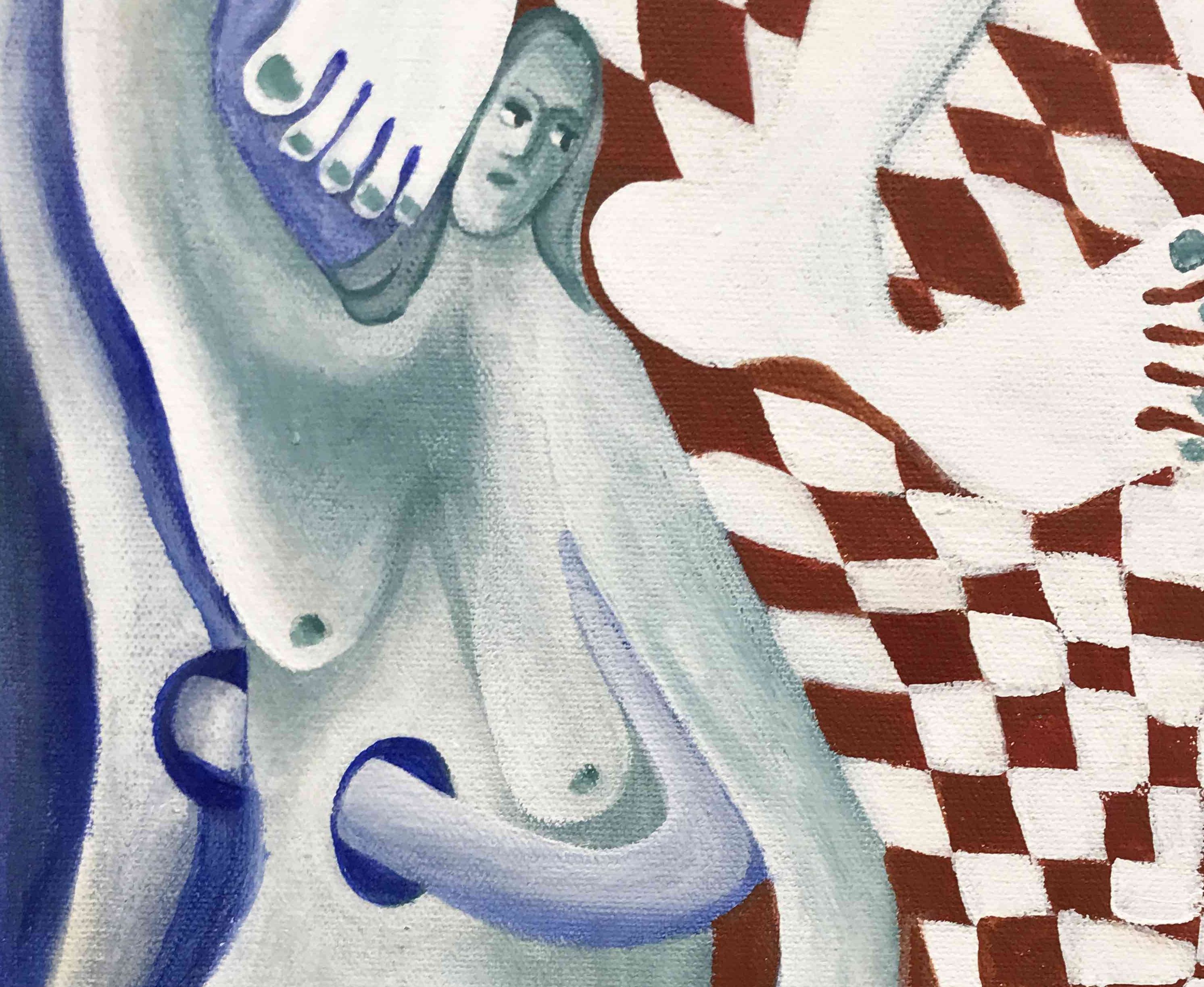 A pregnant thought o cómo parir una pintura: Jesi Jordan