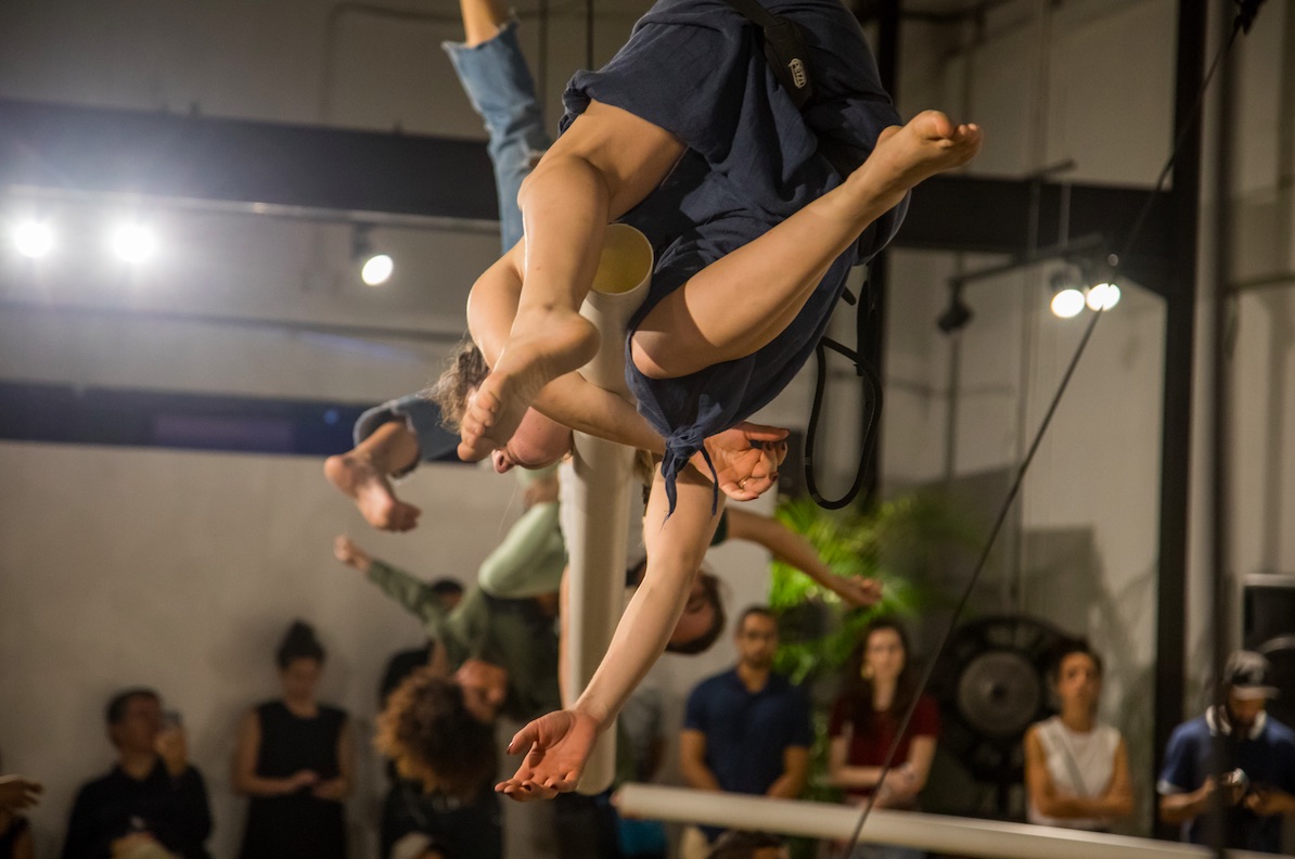 Bárbara Foulkes, ¿Cómo respira una escultura?, Quinto laboratorio internacional de danza Panamá Aérea 2019. Foto: Alegre Saporta. Cortesía de la artista