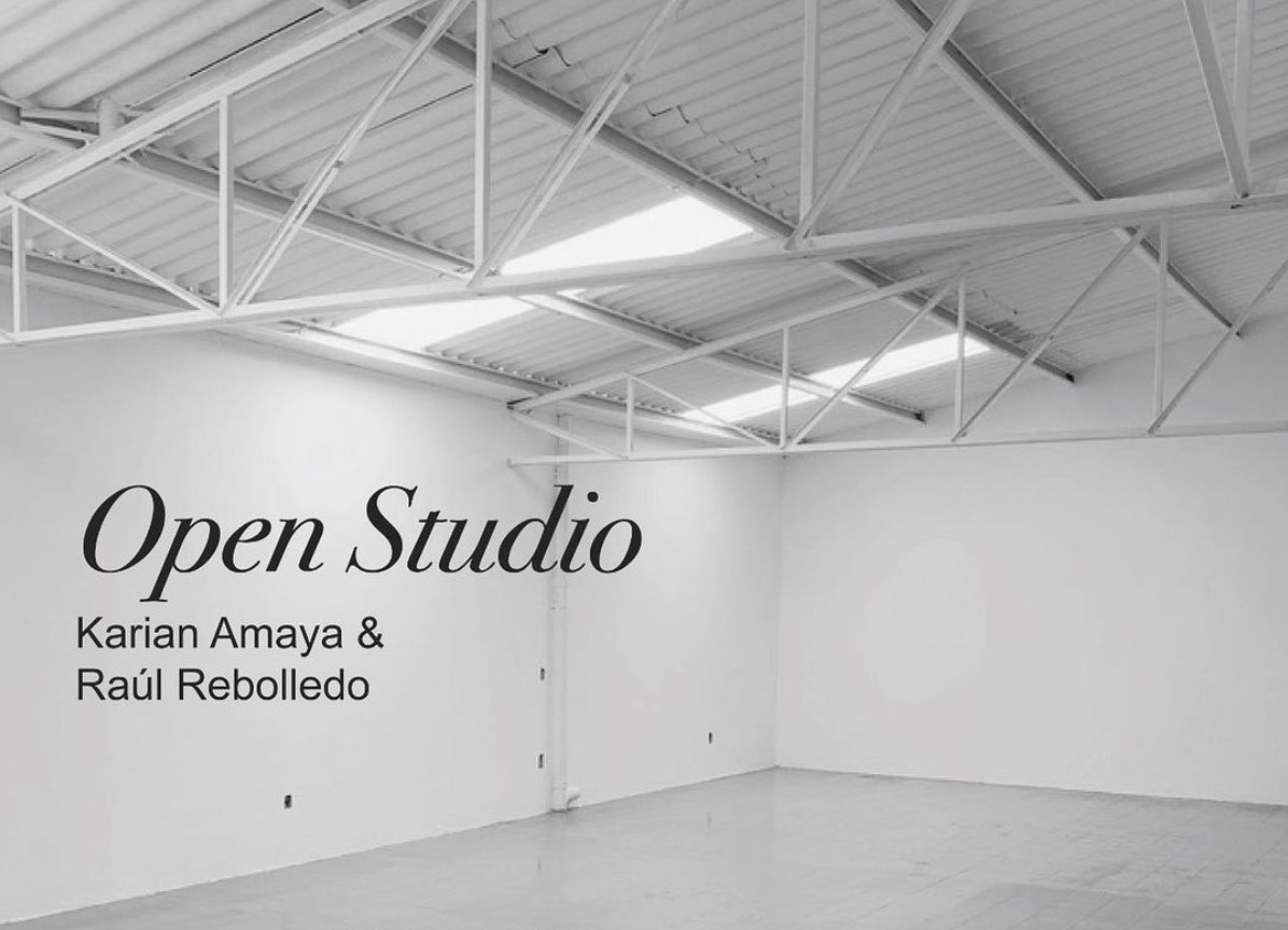 Karian Amaya & Raul Rebolledo's open studio