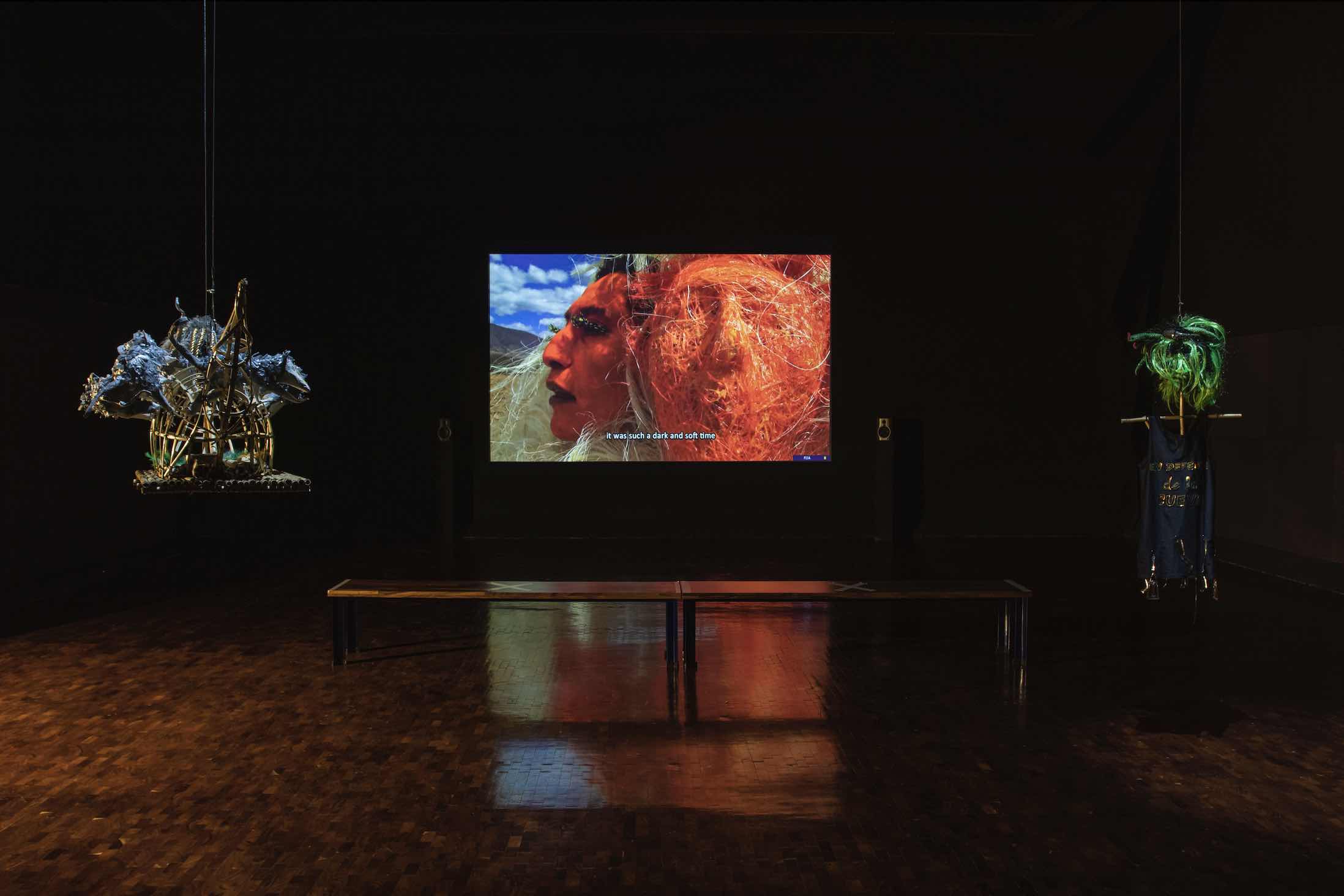Naomi Rincón Gallardo en « Escucha Profunda », Laboratorio Arte Alameda, 2021. Cortesía de la artista y Parallel, Oaxaca. Foto: Erik López