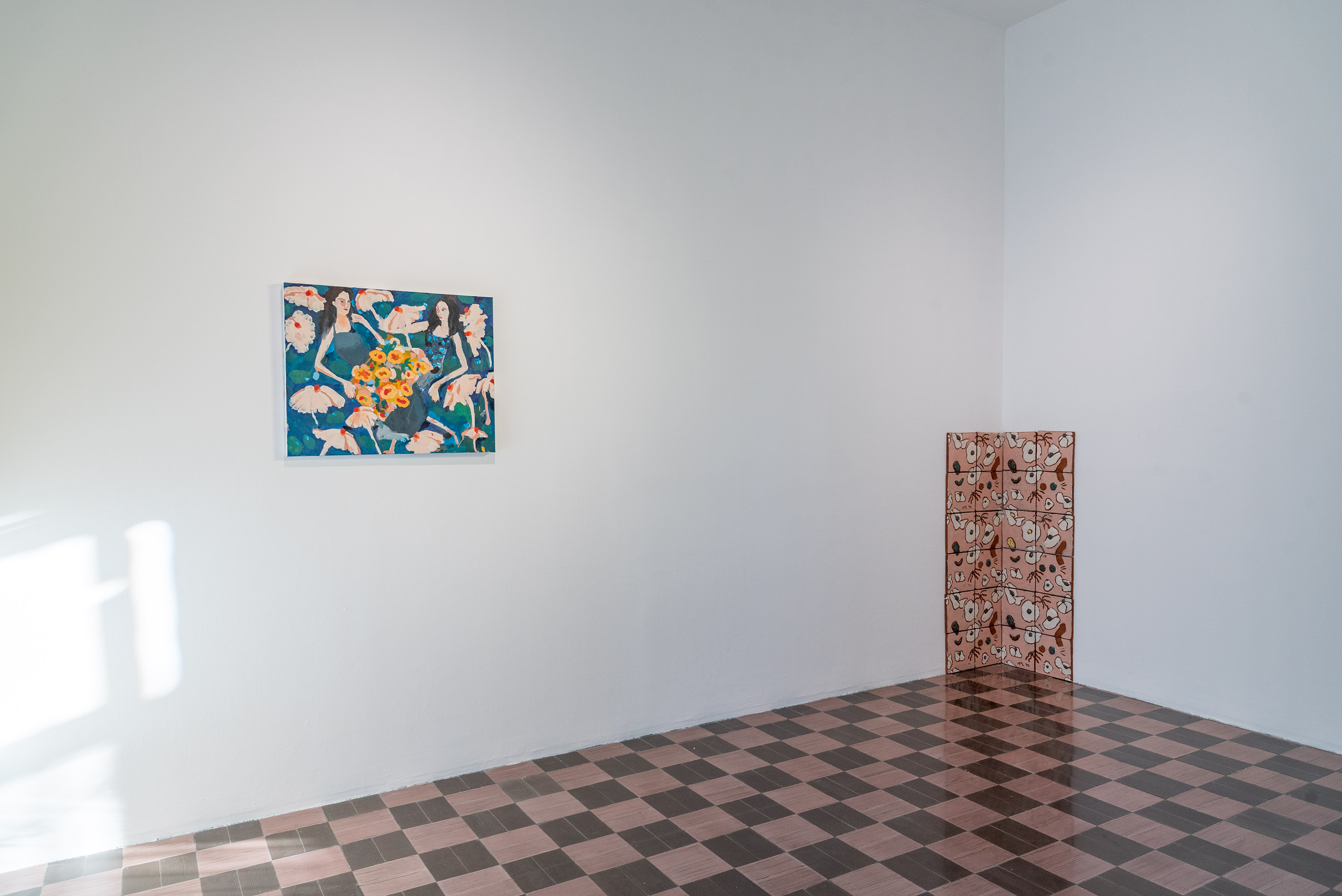 Vista de sala, Frequent Visitors, Milena Muzquiz, Travesía Cuatro, Guadalajara, 2022. Cortesía de la artista y Travesía Cuatro. Foto: Agustín Arce