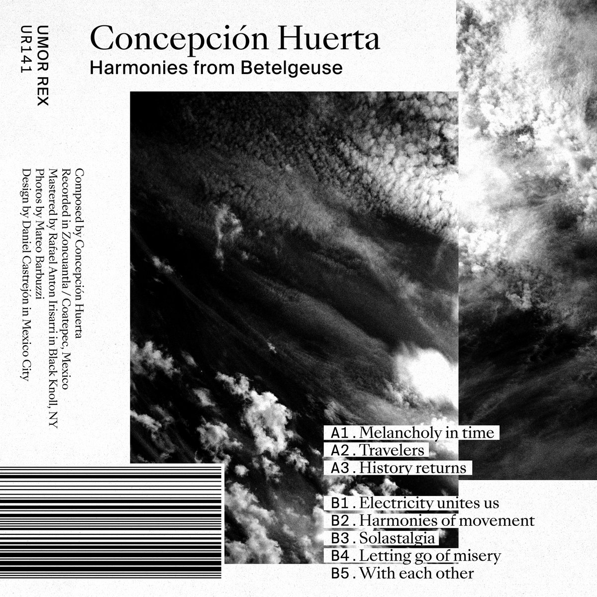 Daniel Castrejón, diseño de portada de álbum Harmonies from Betelgeuse, 2022
