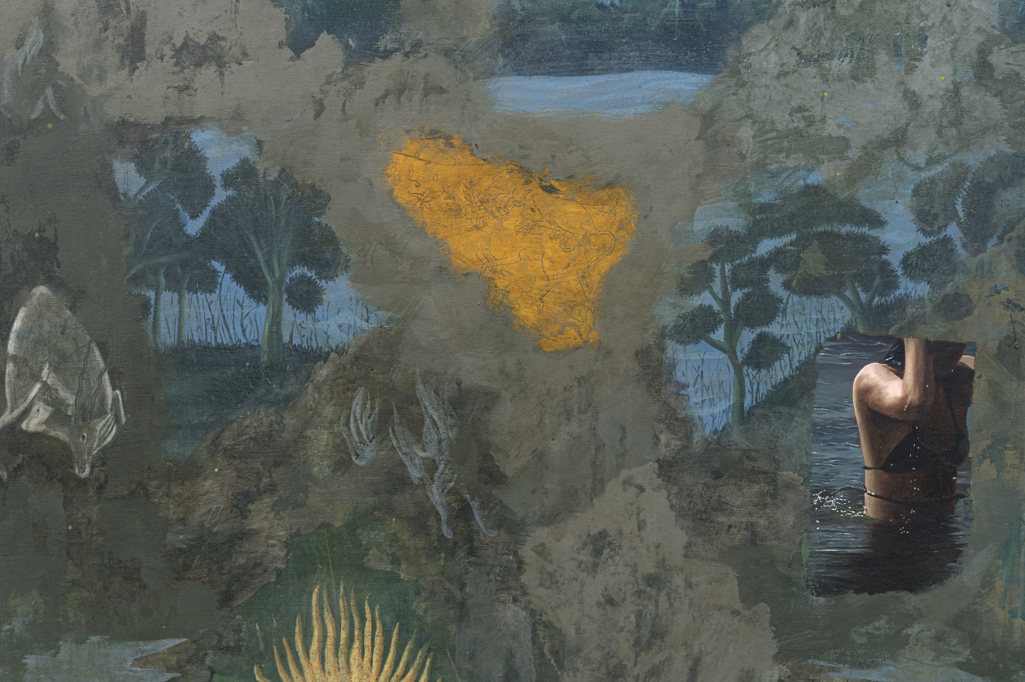 Vista de instalación de la exposición ‘Sopa de Anguilas’ de Juan Manuel Salas, CURRO. Cortesía del artista y de la galería. 