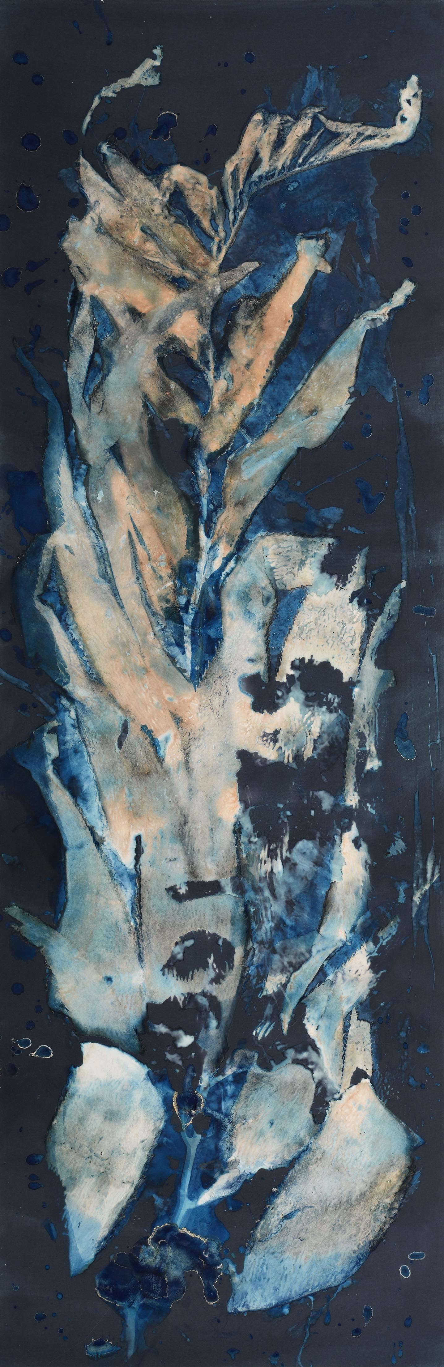 Paola Dávila, Laminariales XXVI, 114 x 38 cm. Cortesía de la artista y de Patricia Conde Galería 