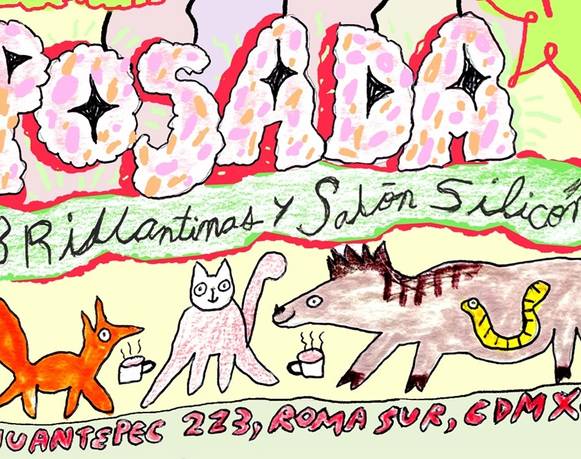 Posada hosteada x Brillantinas + Salón Silicón 