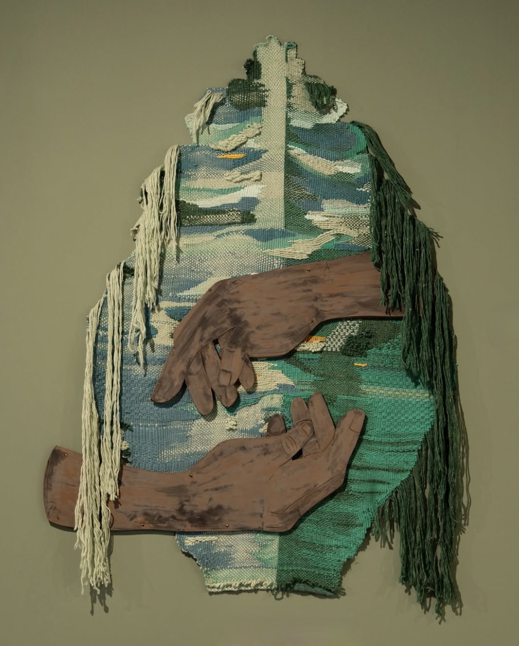 Vista de la exposición “Di tu nombre tres veces” de María Sosa. Cortesía de la artista y Plataforma