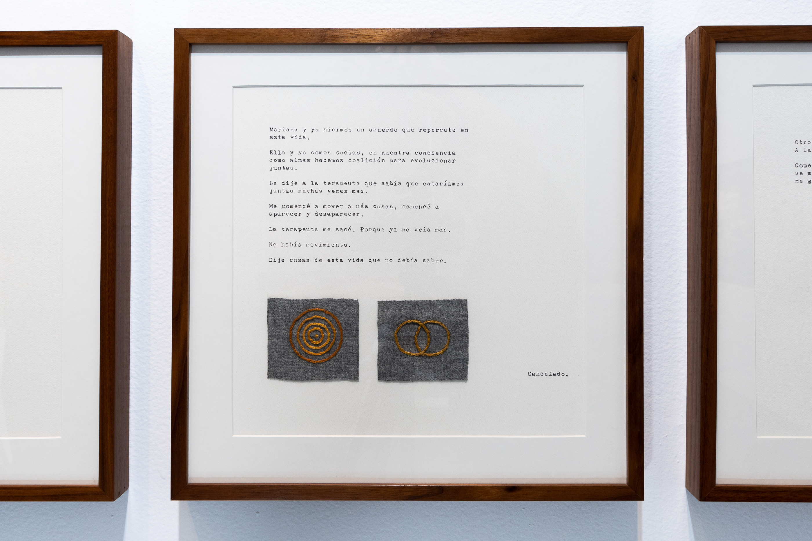 Isa Carrillo, Regresión, 2018, Ficciones. Narratividad en el arte contemporáneo, installation view, Courtesy of the Centro Cultural de España en México. Photo: Marco Lara.