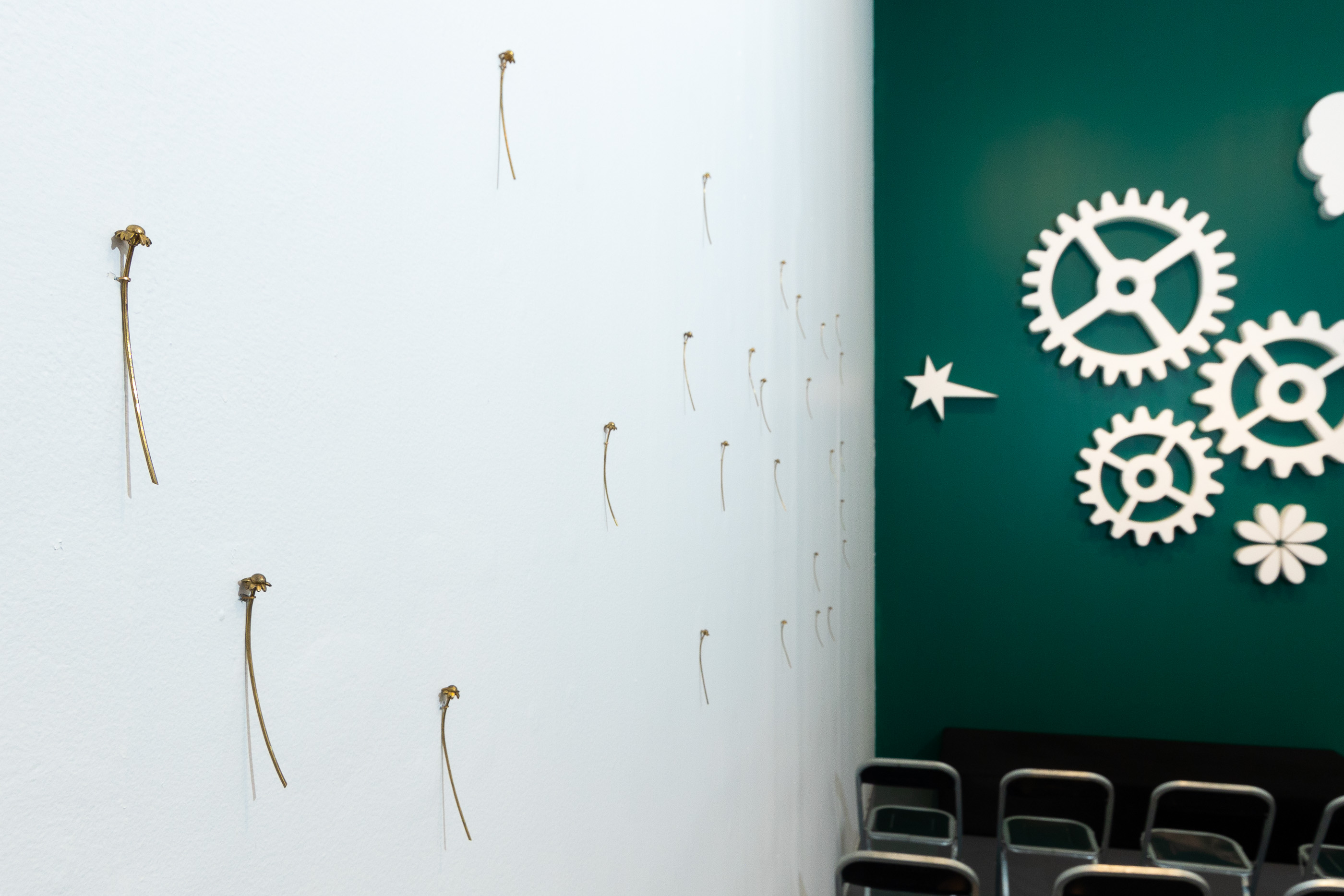 Alan Sierra, Juegos florales, 2024, Ficciones. Narratividad en el arte contemporáneo, installation view, Courtesy of the Centro Cultural de España en México. Photo: Marco Lara.