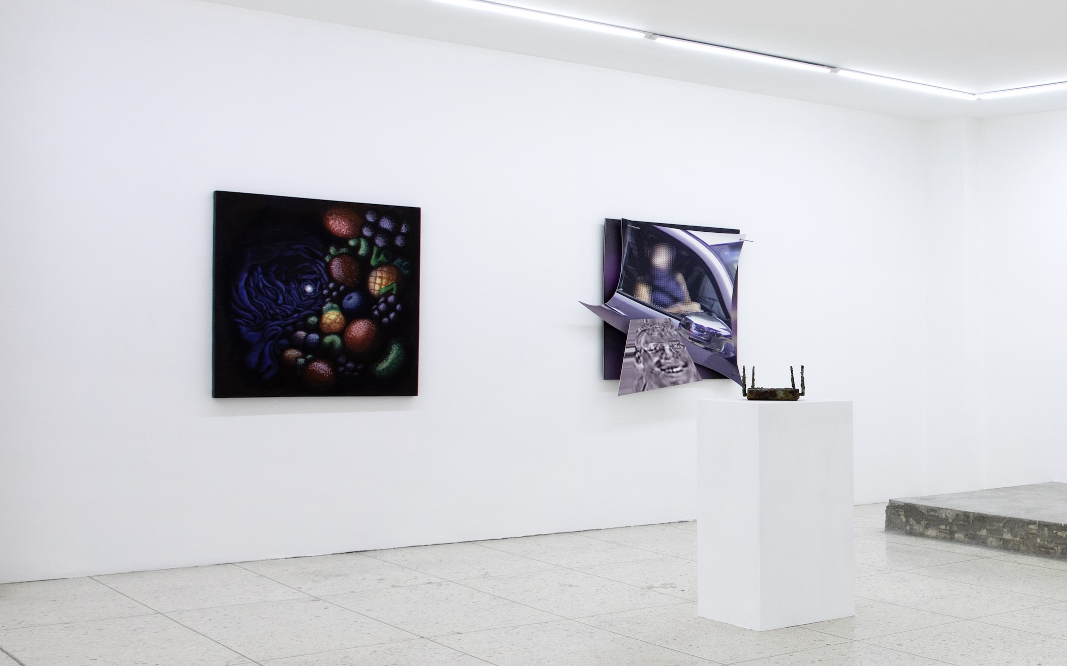 Installation view Fruit of the Doom, courtesy of the artists and Relaciones Públicas. Photo: Bruno Ruiz
