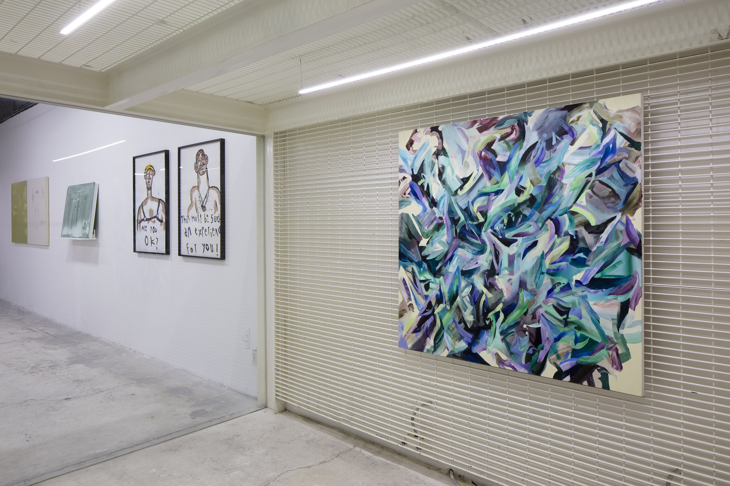Todo este tiempo, toda esta pintura: 11 años de la Galería Karen Huber, vista de la exposición. Cortesía de lxs artistas y Galería Karen Huber. Foto: Ramiro Chaves