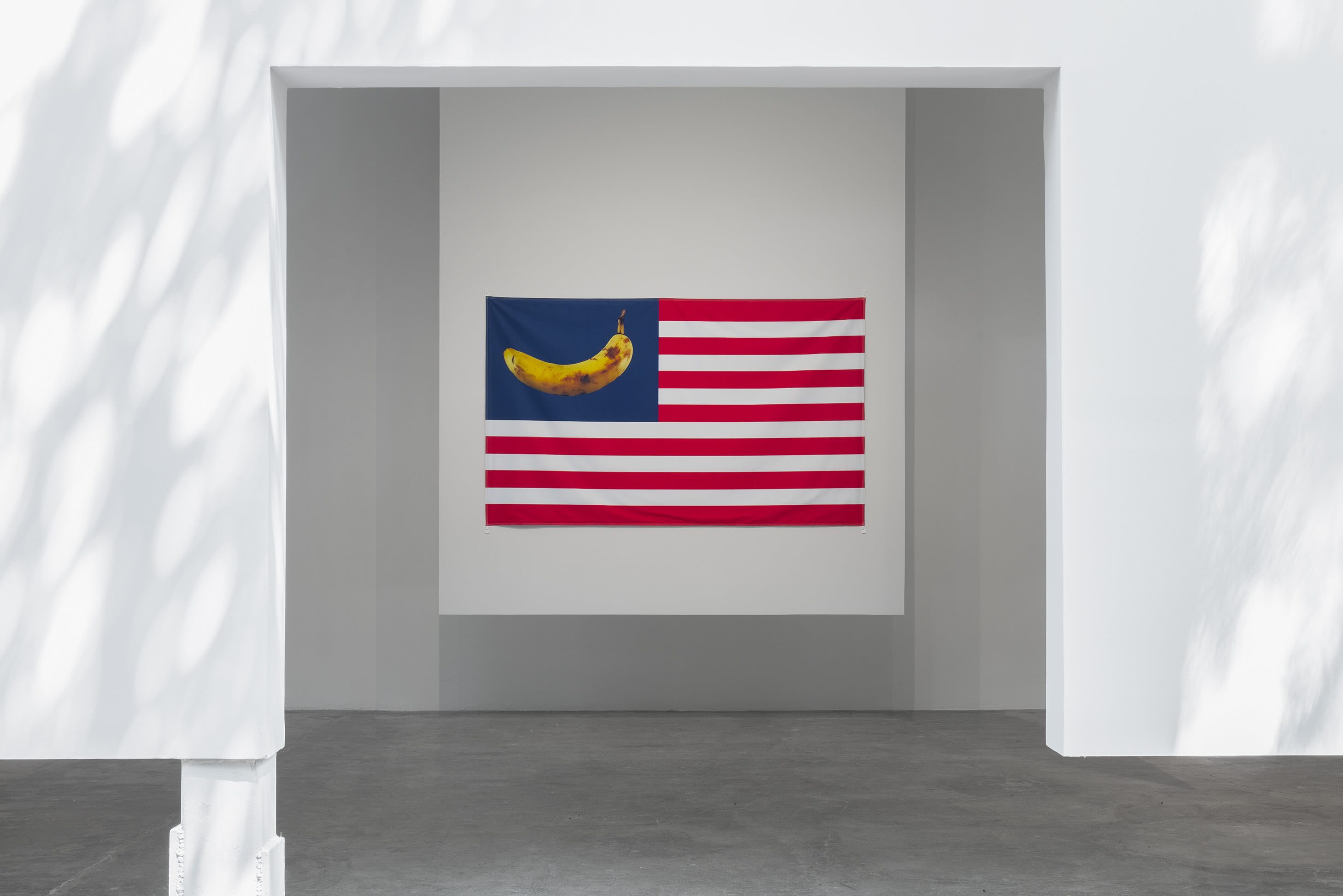 Vista de exposición, Una que cubre la palabra que la nombra, Luis Camnitzer. Cortesía de LABOR. Foto: Ramiro Chaves