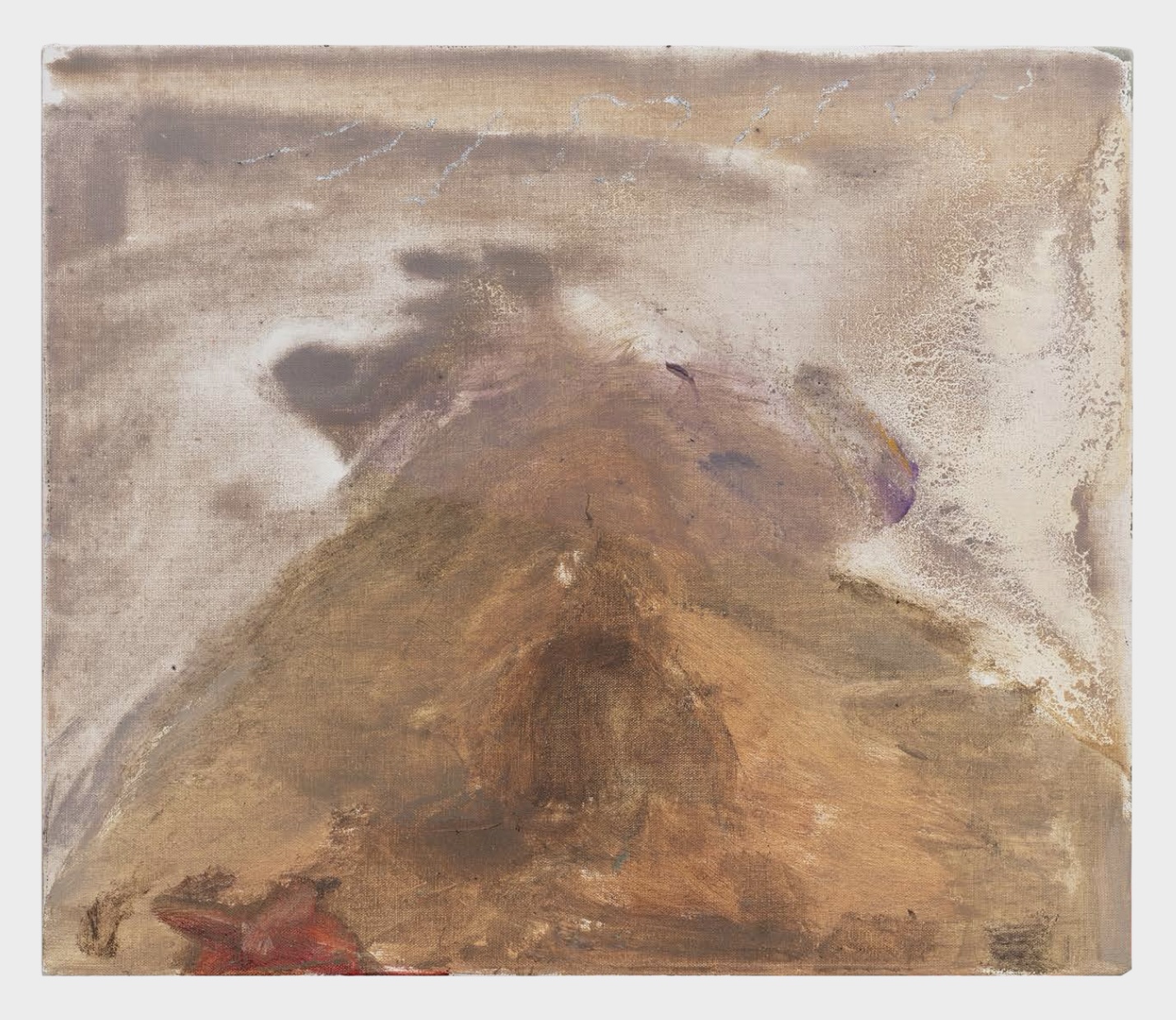 Mariana Paniagua, Crecimiento, 2025. Oil on canvas, 30 × 35 cm. Courtesy of the artist and Ambar Quijano