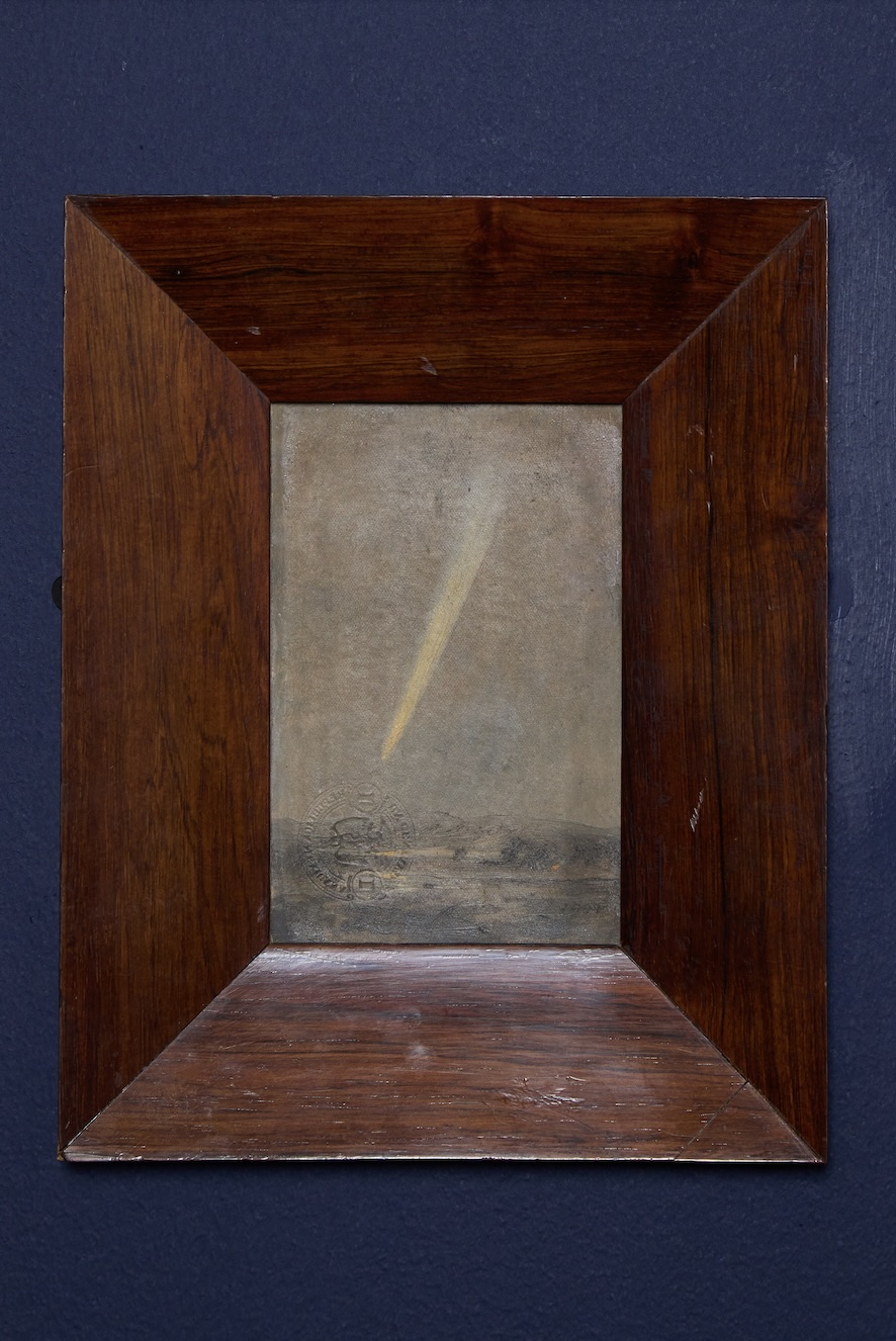 José María Velasco, "El Gran Cometa de 1882", en la exposición "Columna Rota", Museo de la Ciudad de México. Foto: Tom de Peyret