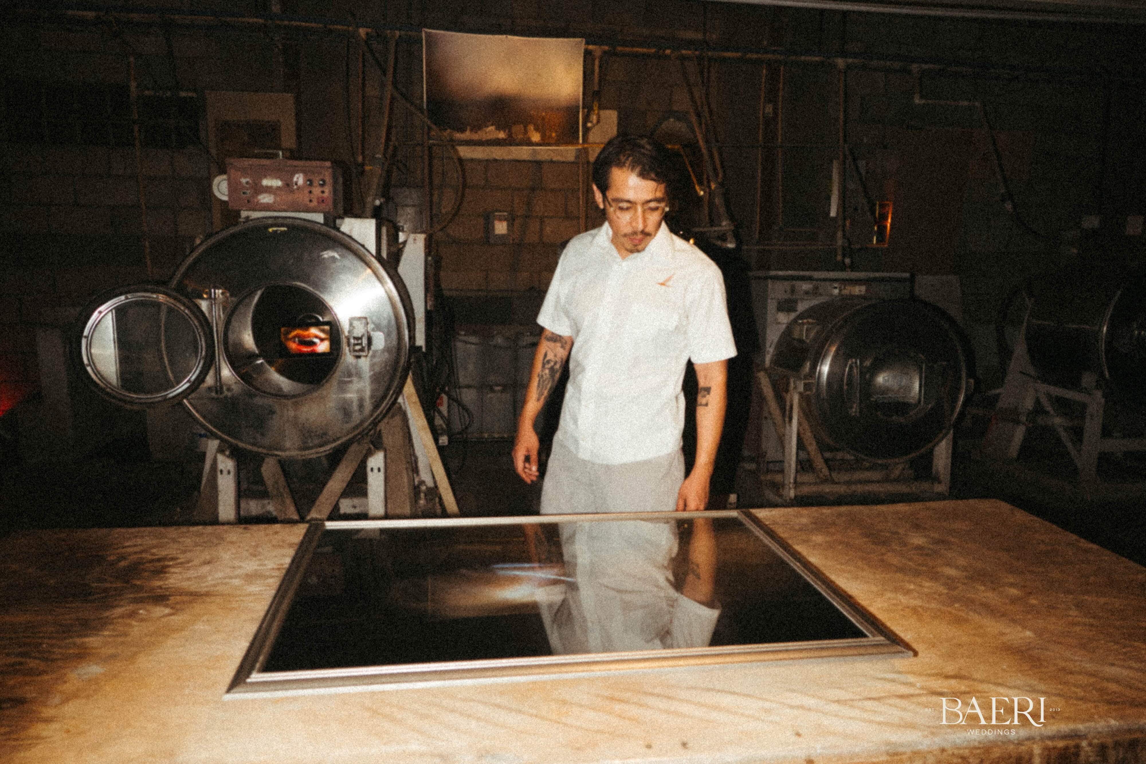 Hugo Fermé, "Flujo fantasma", vista de la exposición, presentada por Planta Libre. Cortesía de la Semana del Arte Mexicali. Fotografía: Baeri.