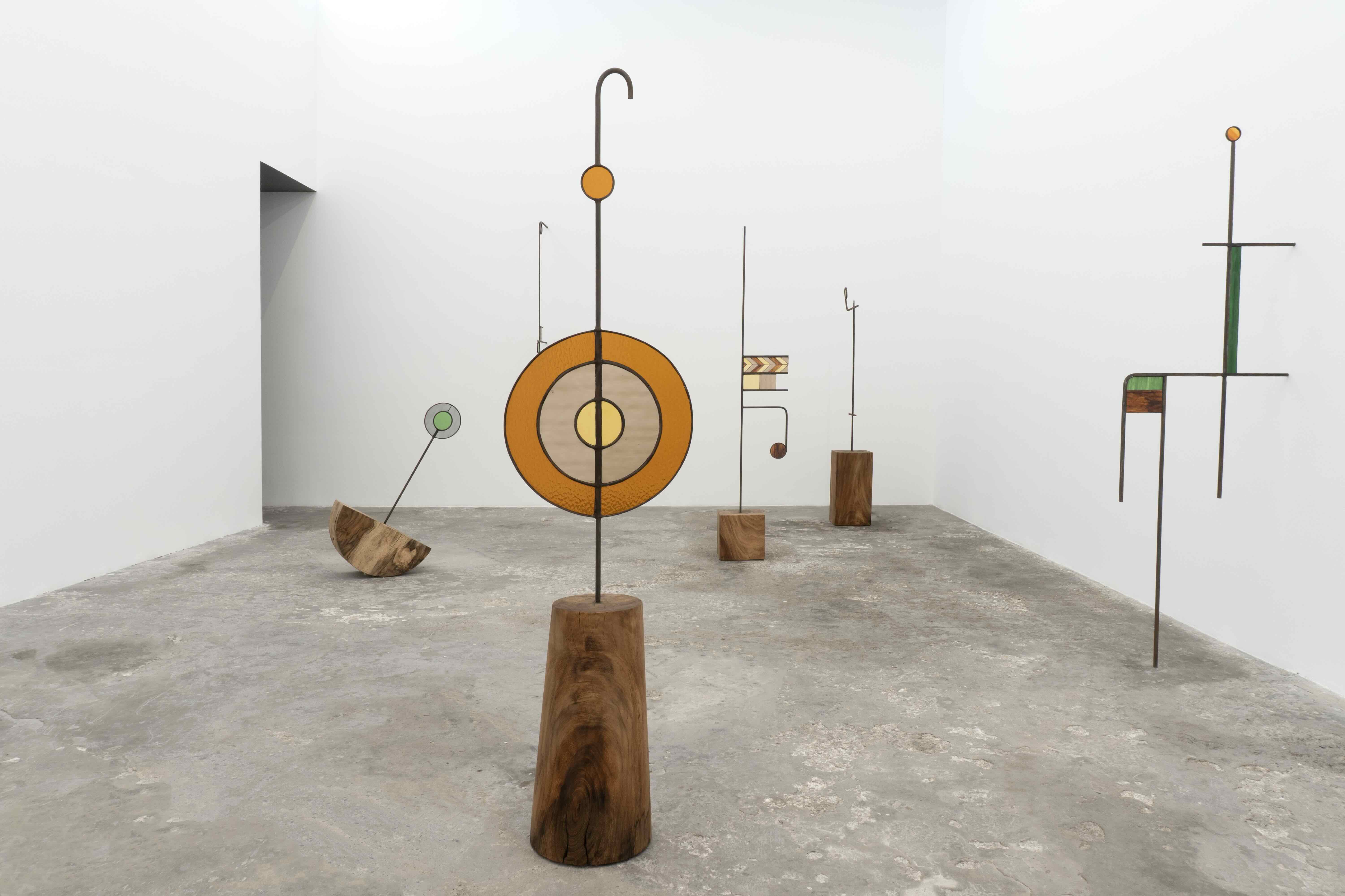 Cynthia Gutiérrez, "Apparitions", 2026. Iron, glass and wood. Courtesy of CURRO