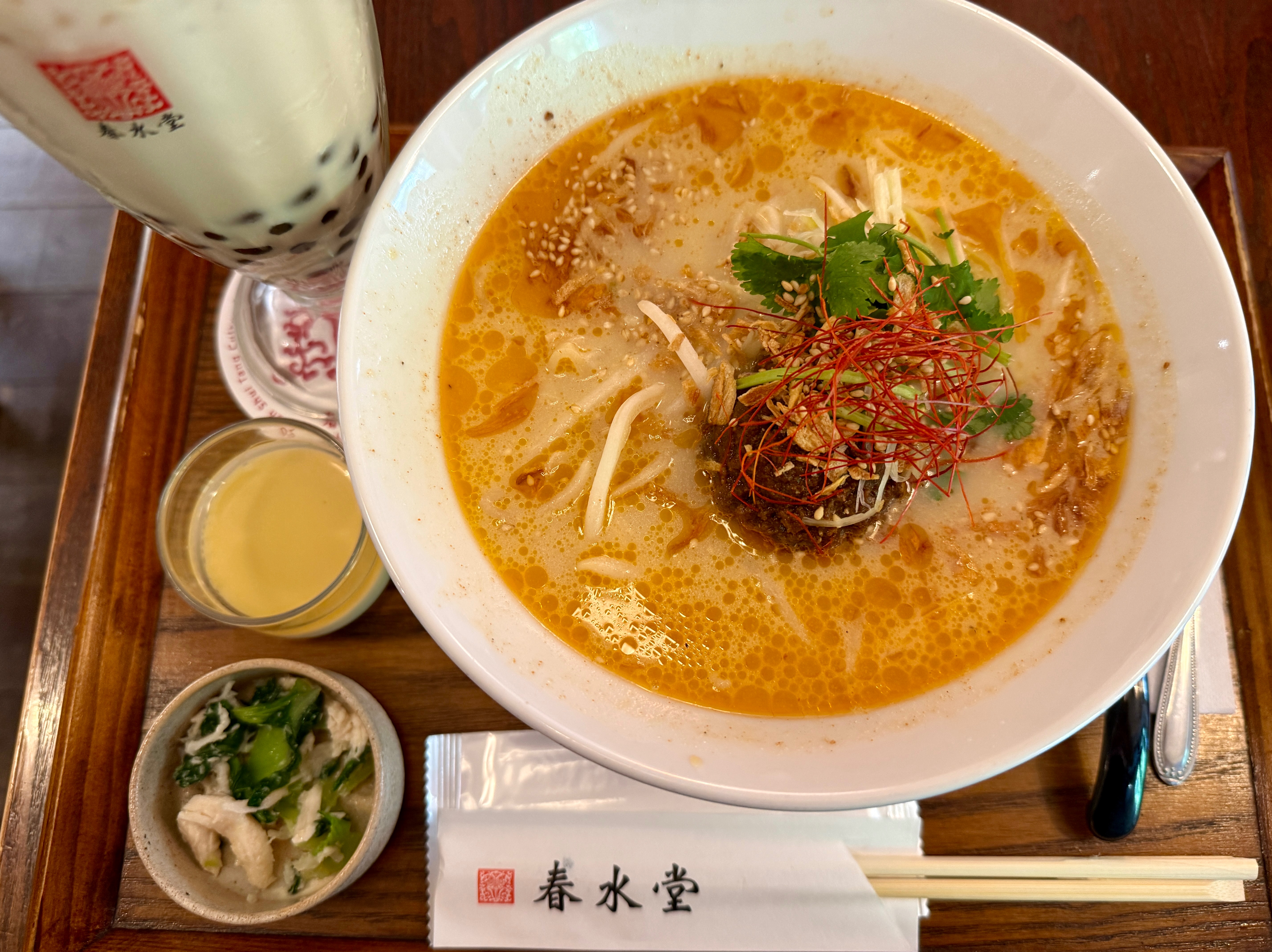 麻辣香菜担々麺（台湾ランチセット）